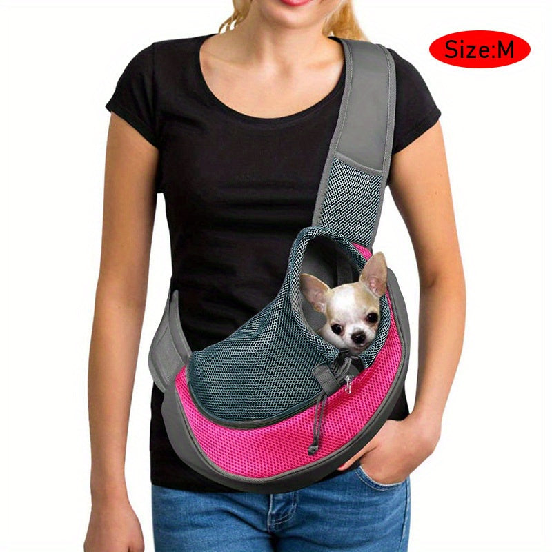 Reflective Pet Sling Carrier Breathable