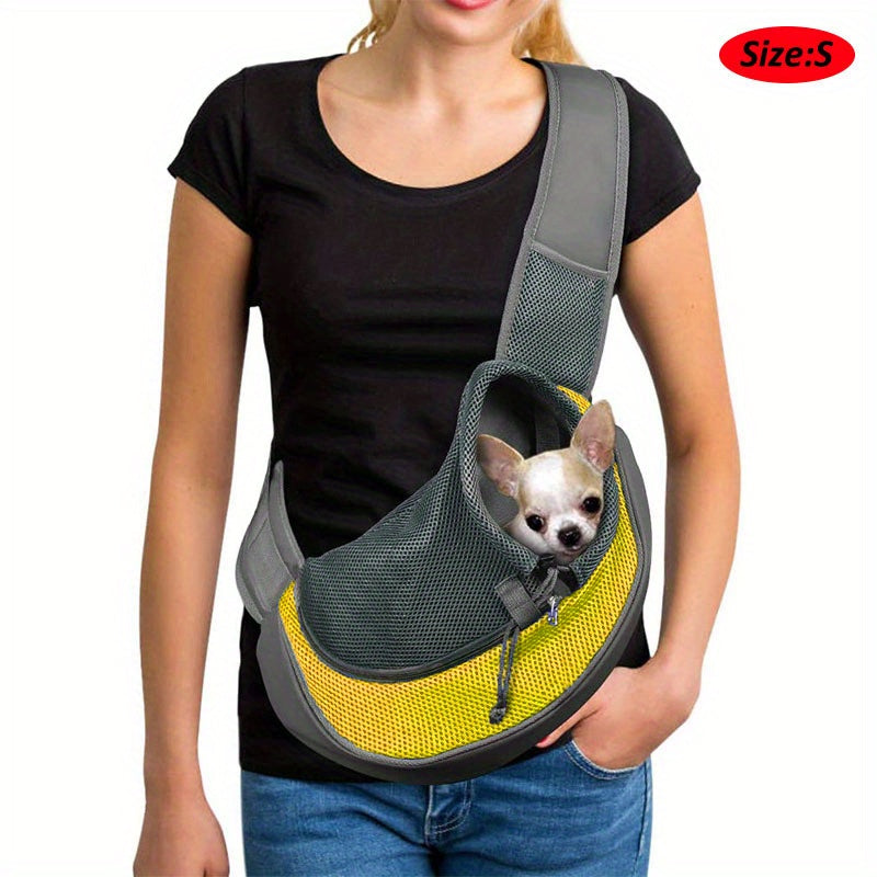 Reflective Pet Sling Carrier Breathable