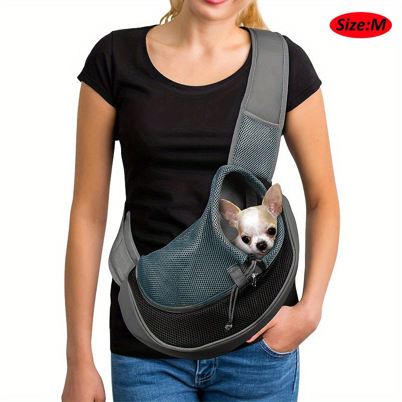 Reflective Pet Sling Carrier Breathable