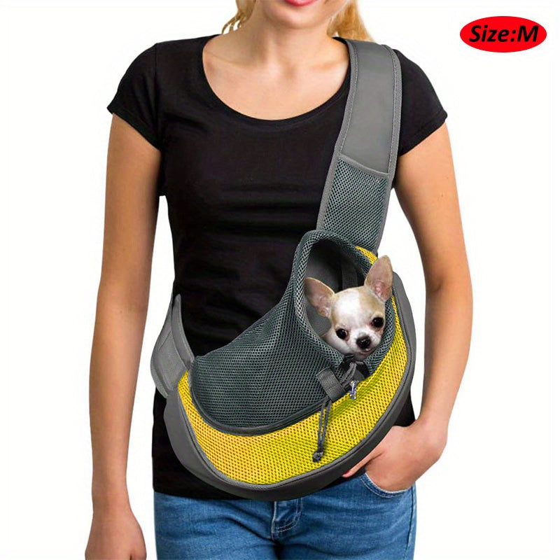 Reflective Pet Sling Carrier Breathable