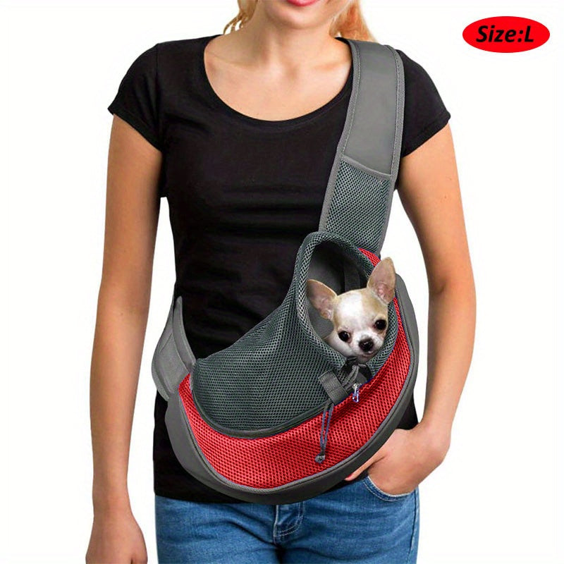 Reflective Pet Sling Carrier Breathable