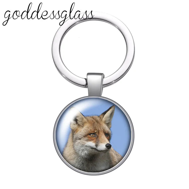 Red Fox smart animal keychain