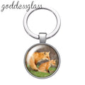 Red Fox smart animal keychain