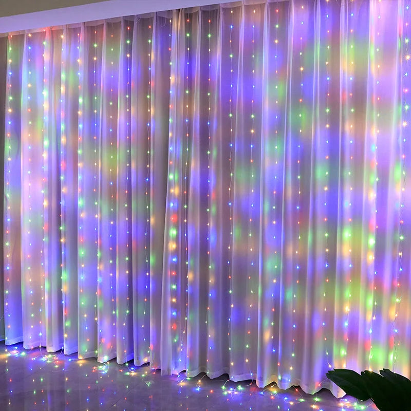 Christmas Lights LED Fairy String Curtain Lights