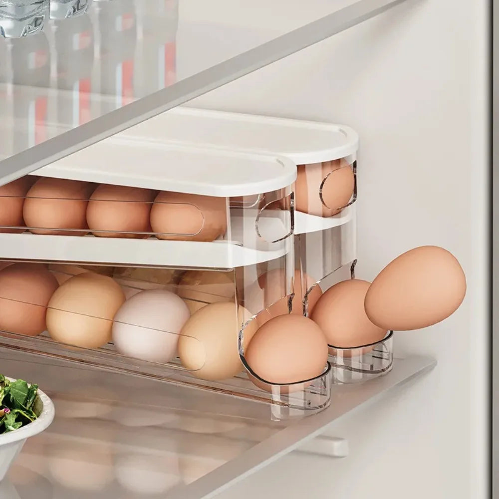 Bilayer Fridge Egg Storage
