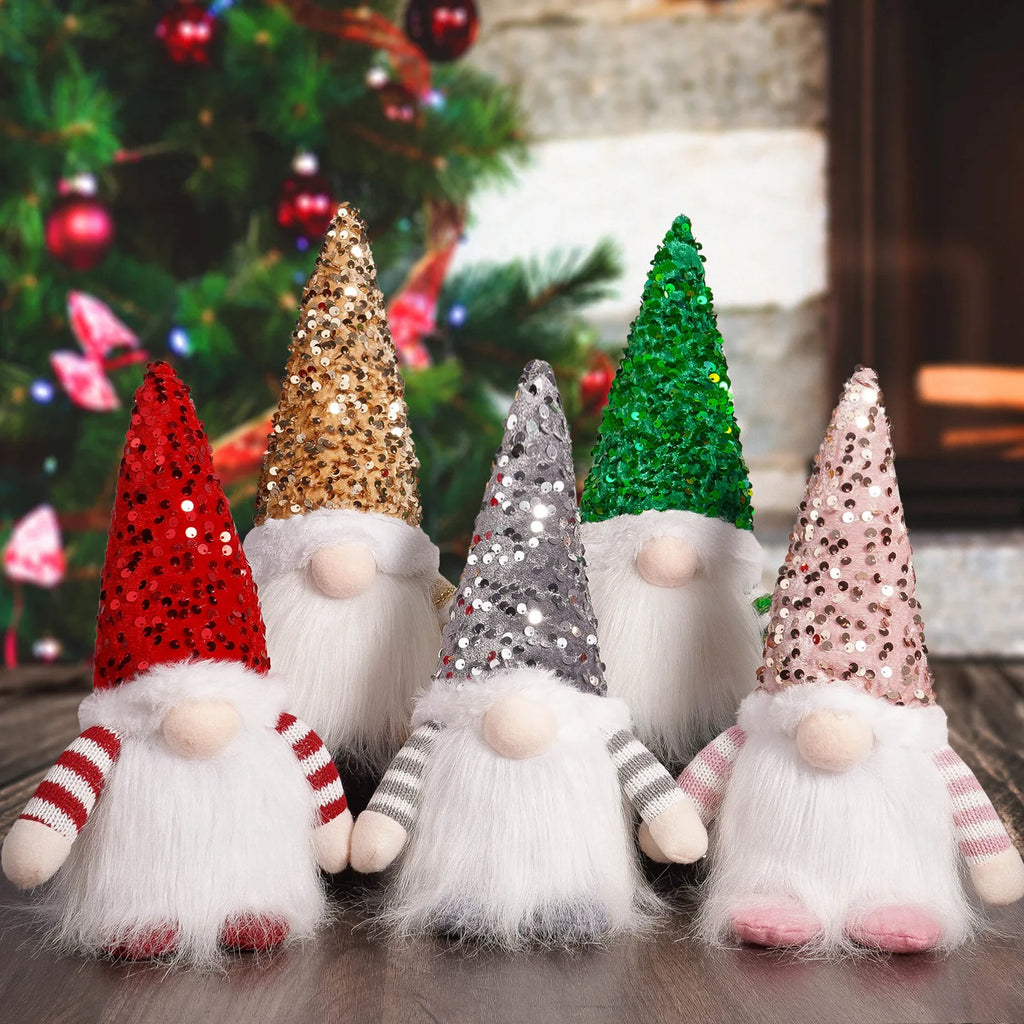 Christmas Gnome Plush Decorations,