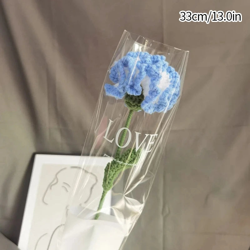 1pc Tulip Crochet Flowers Artificial