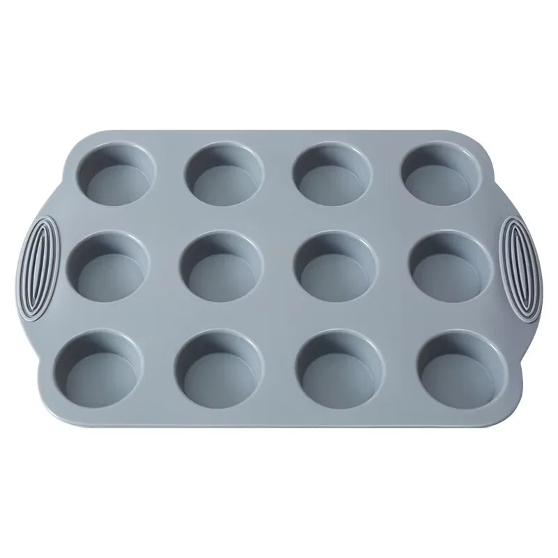 Gray Silicone Cake Pan High Temperature Resistant