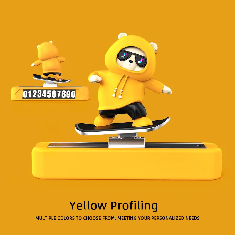 Magnetic Parking Number Plate