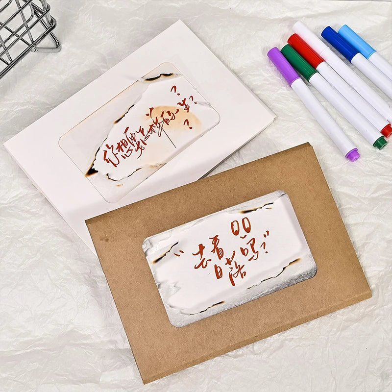 Flame Burning Greeting Card