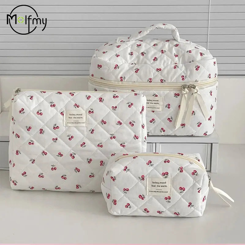 Cherry Makeup Bag Women's