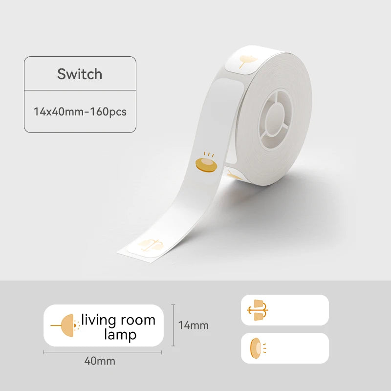 Printer Labels 1 Roll of Self-adhesive Label