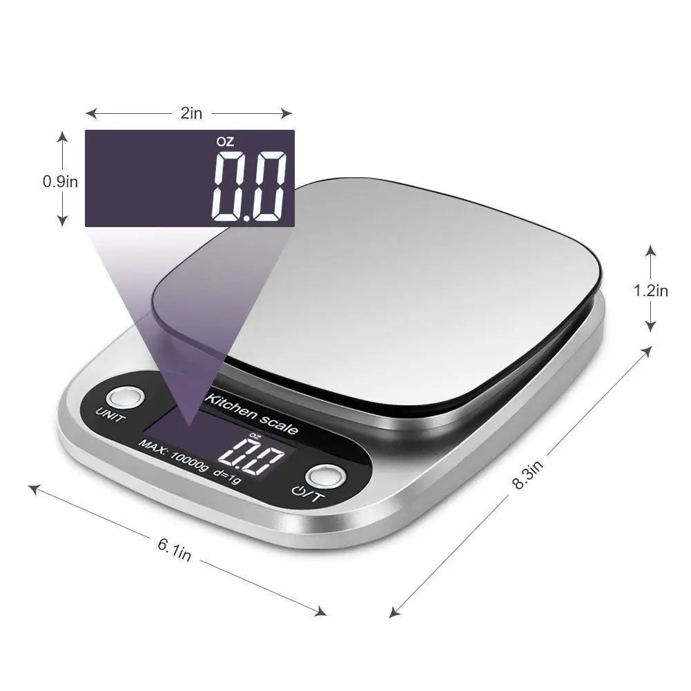Digital Kitchen Scale Stainless Steel