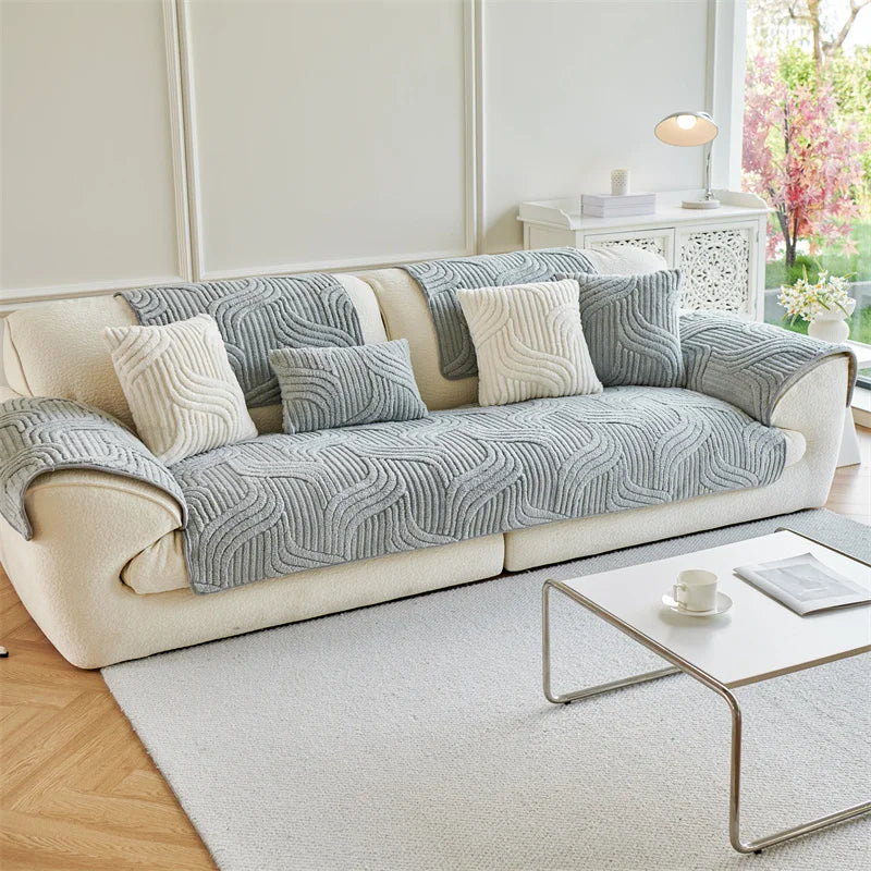 Shu Cotton Velvet Jacquard Sofa Cushion Winter