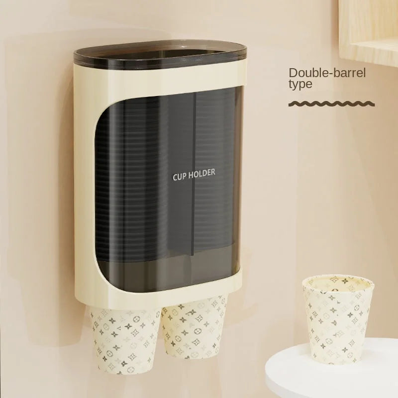 Cream Disposable Cup Holders