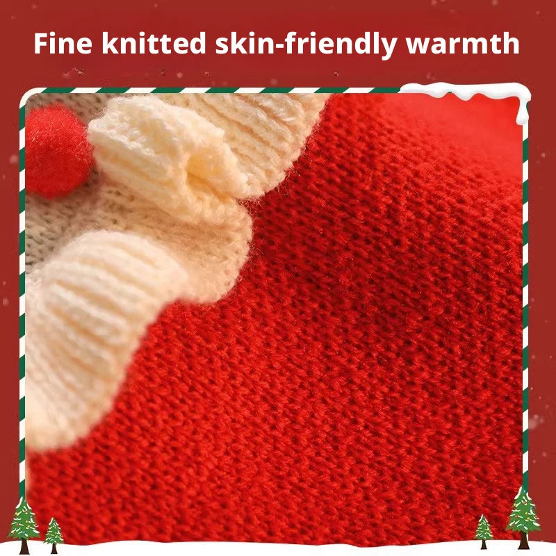 Christmas Pet Cat Costumes Sweater Cute