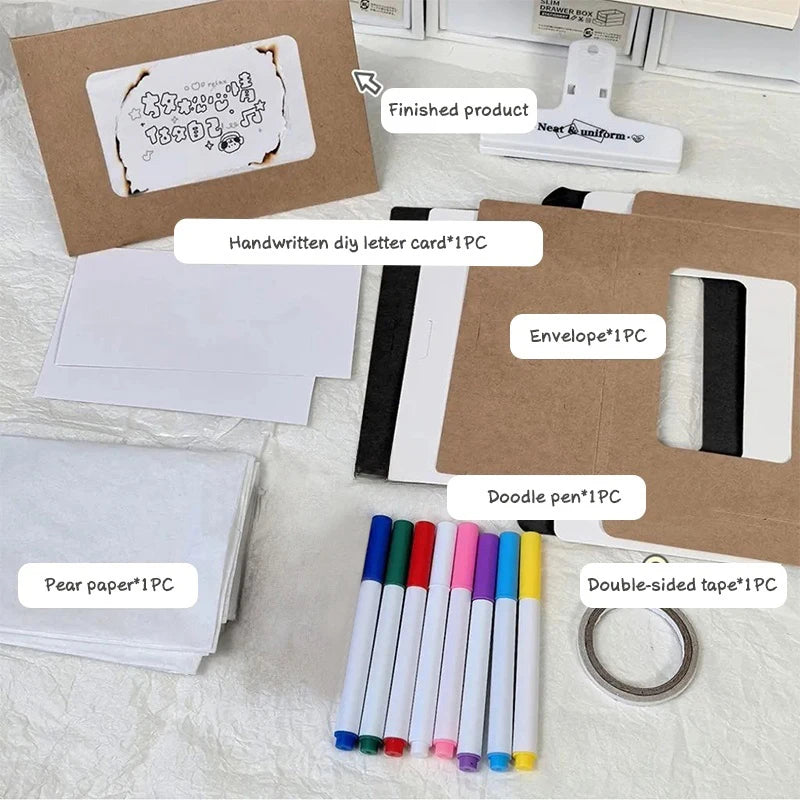 Flame Burning Greeting Card