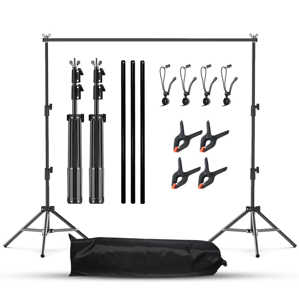 Photography Backdrop Stand Adjustable Photo Studio