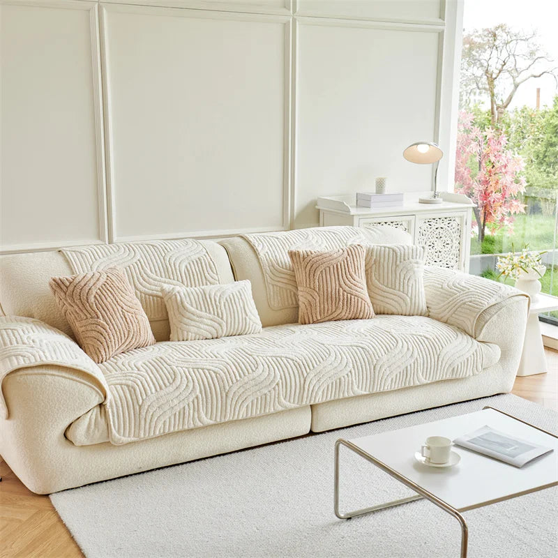 Shu Cotton Velvet Jacquard Sofa Cushion Winter