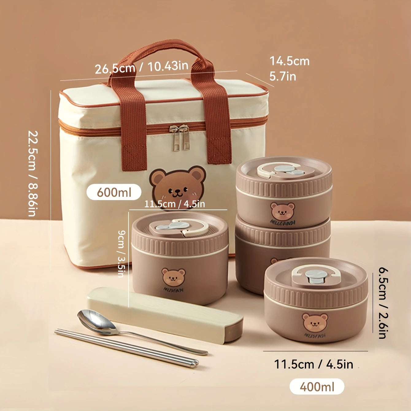 Portable Insulated Lunch Box 304 Stainless Steel