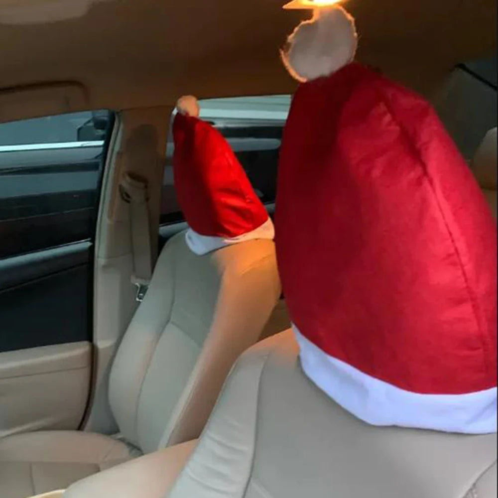 2/4Pcs Car Chair Cover Christmas