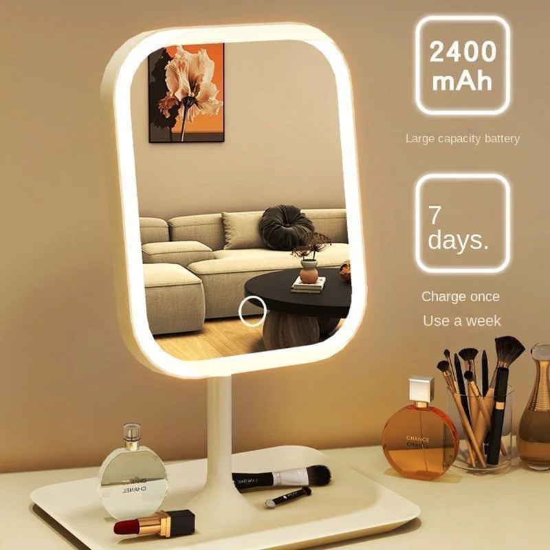 Niche Modern Desktop Vanity Mirror 3 Color Light LED