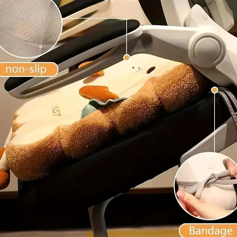 Simulation Bread Toast Cushion