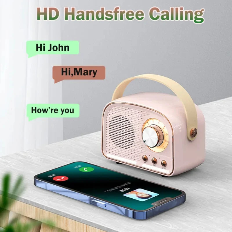 Retro Bluetooth-compatible Speaker