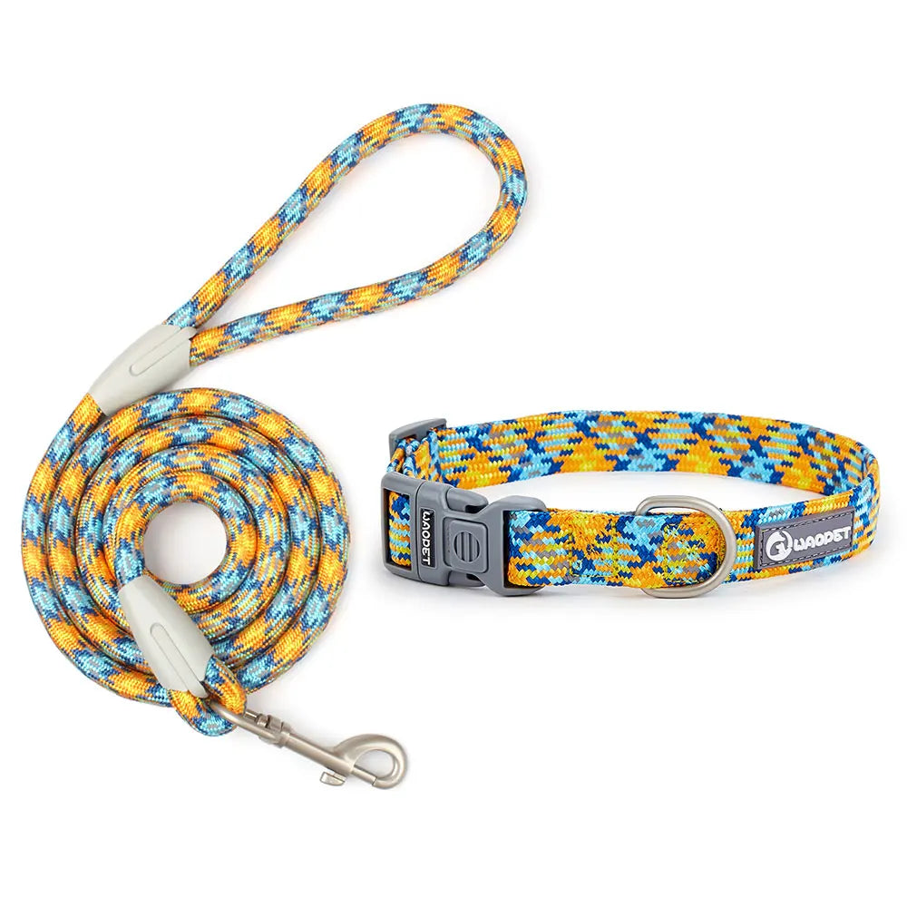 Leashes And Collar Set For  Dogs