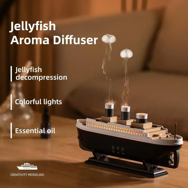 Air Humidifier Essential Oil Diffuser Jellyfish