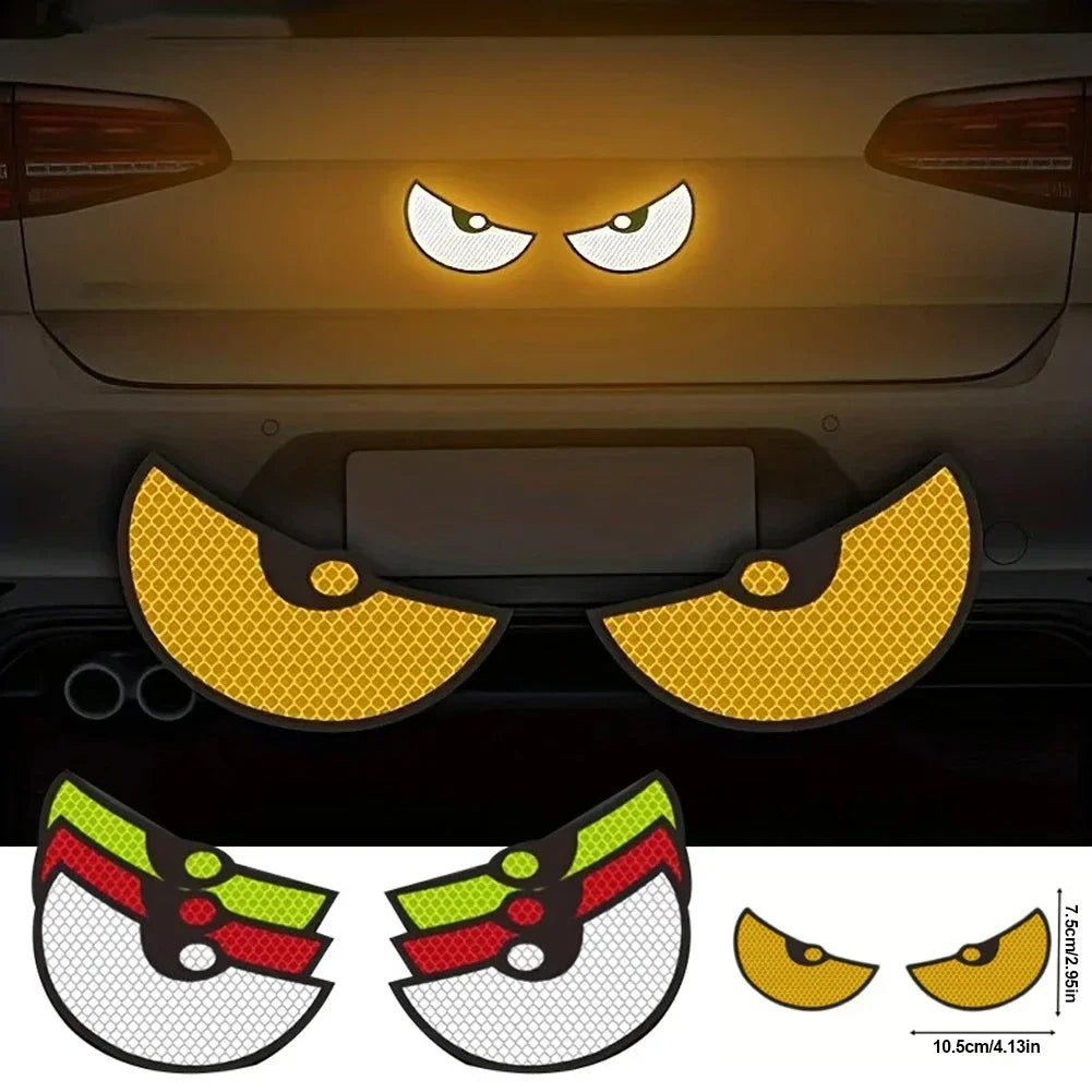 2pcs Car Reflective Safety Warning Tape