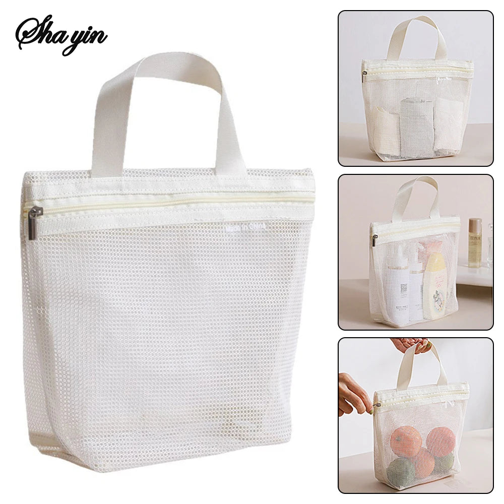 Mesh Makeup Toiletry Storage Bags