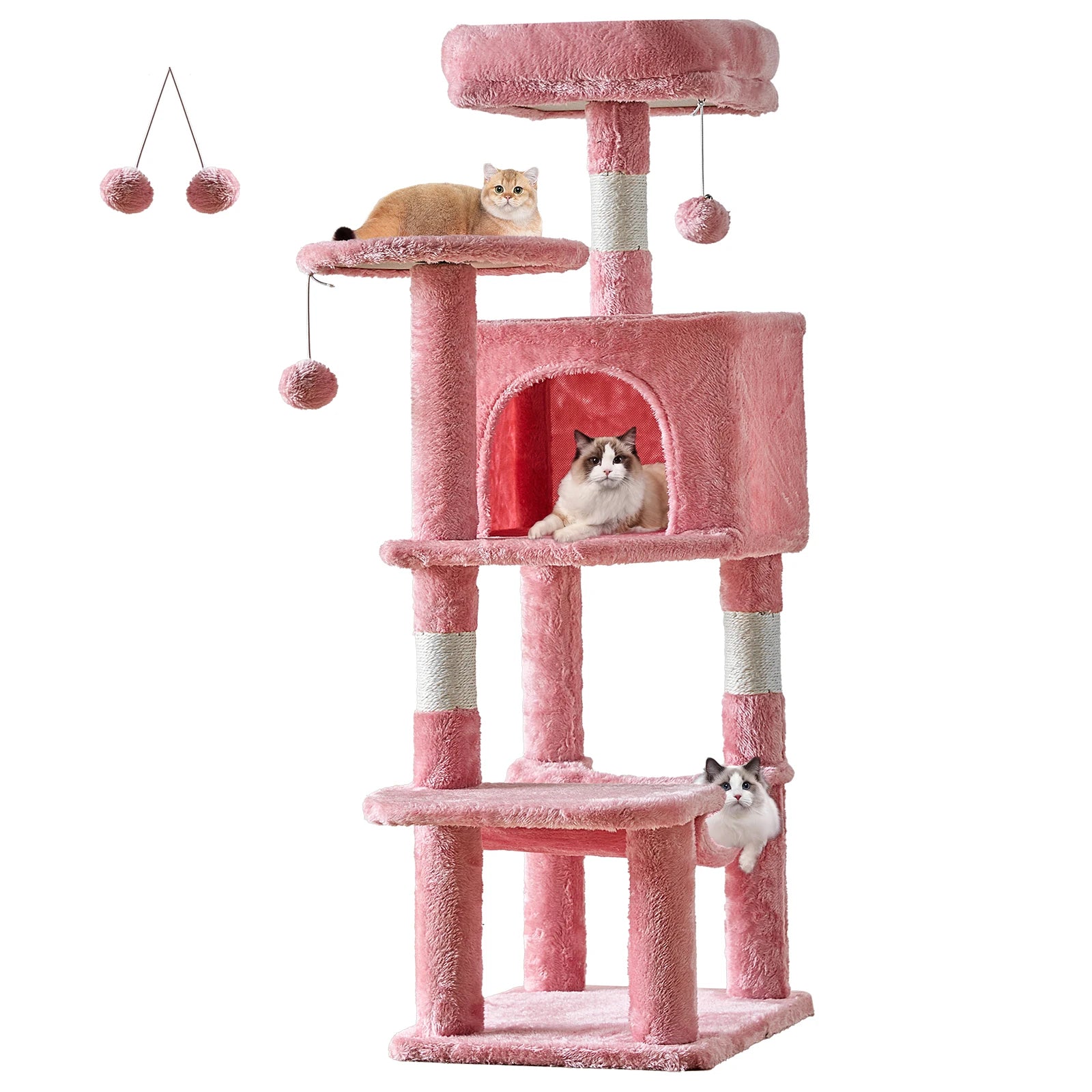 Tall Multi-Cat Climbing Cat Tree