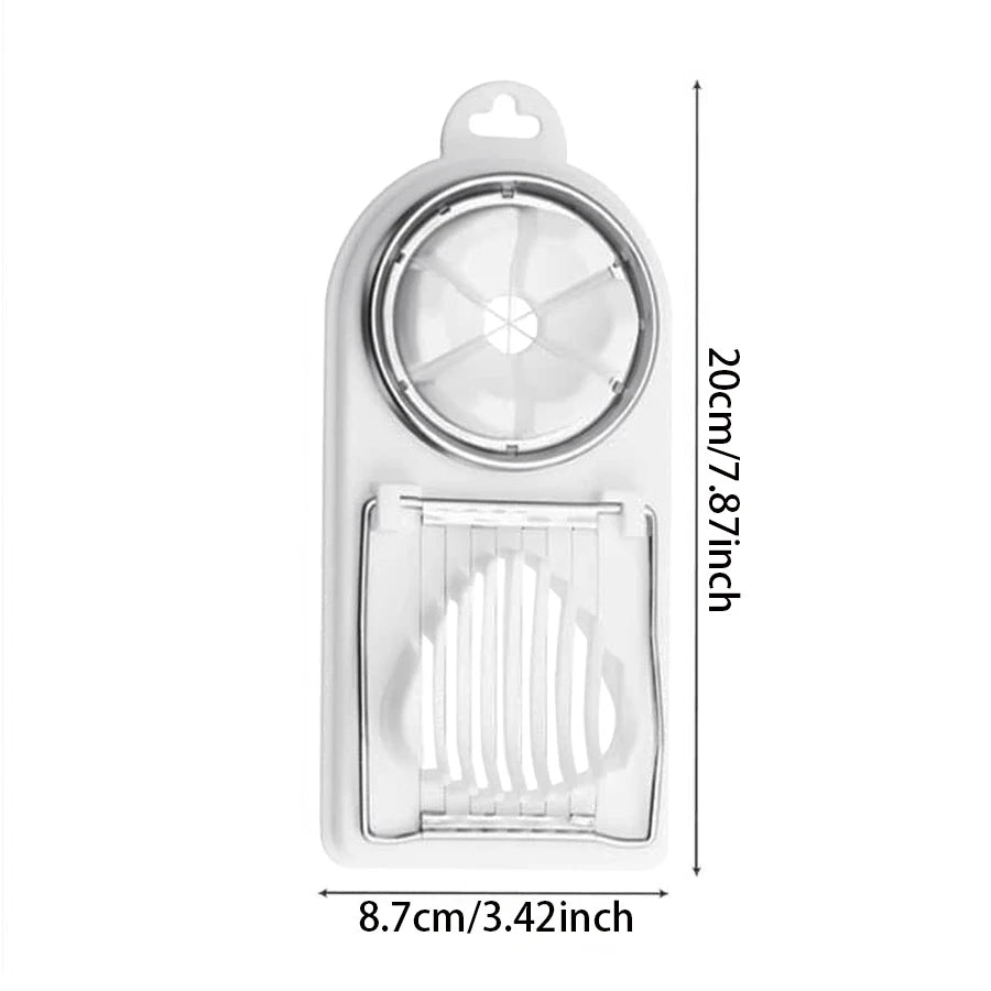 Multifunctional PP Base egg cutter 2-in-1