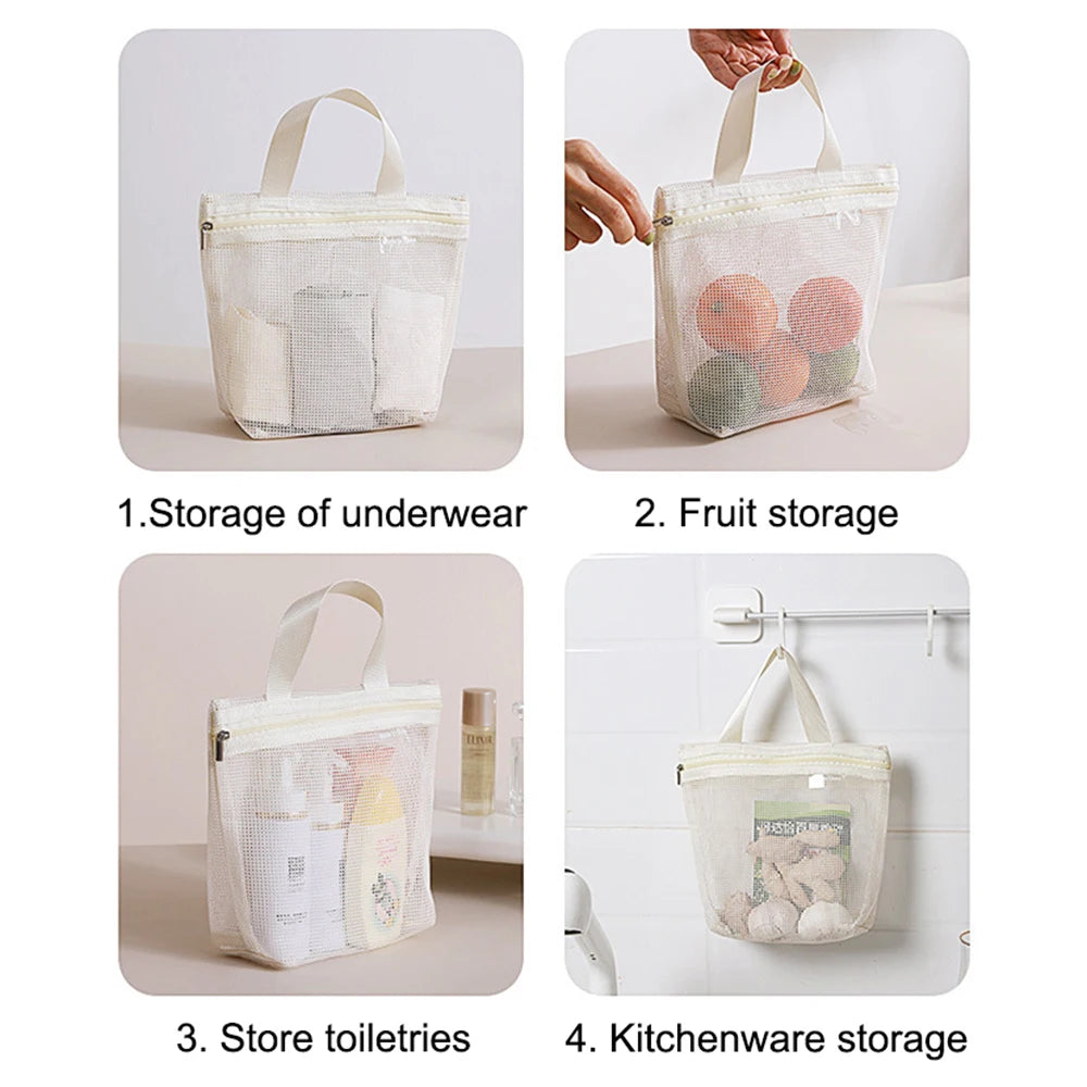 Mesh Makeup Toiletry Storage Bags
