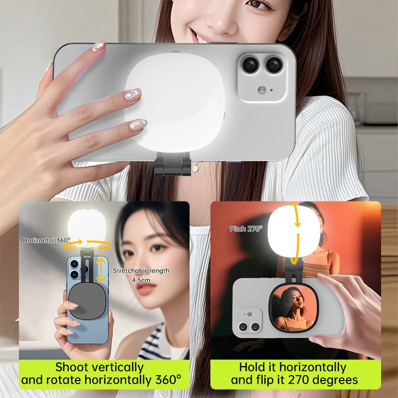 Magnetic phone light