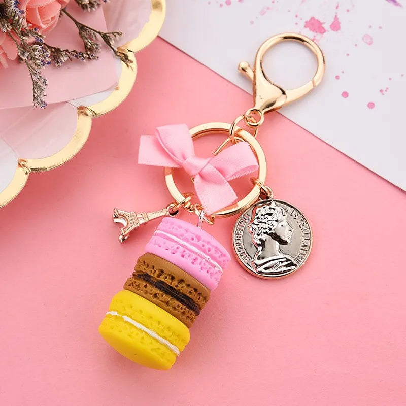 Macaron Cake Tower Keychain