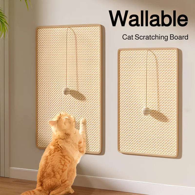 Cat Sisal Mat Furniture Wall