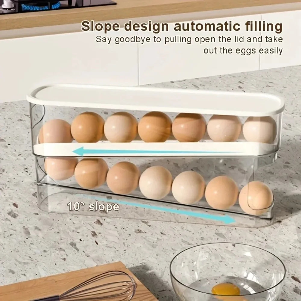 Bilayer Fridge Egg Storage