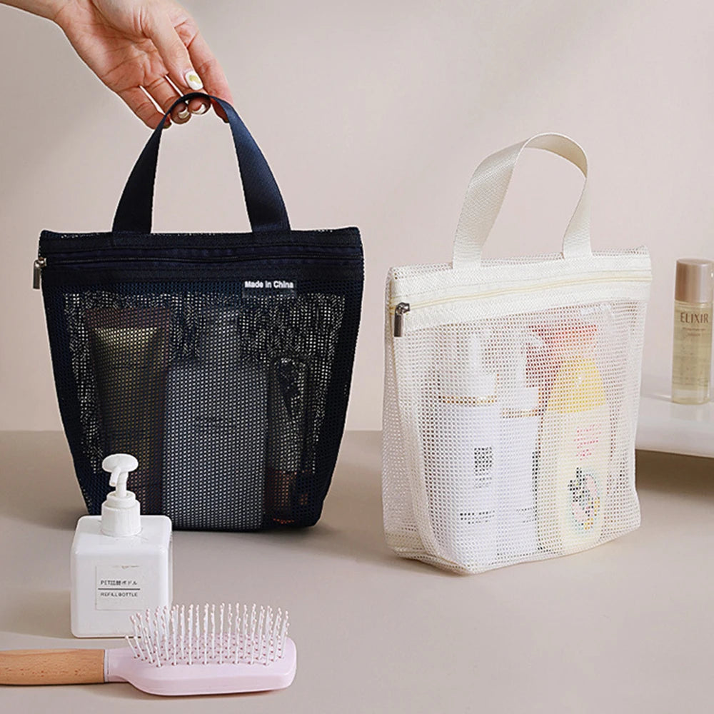 Mesh Makeup Toiletry Storage Bags