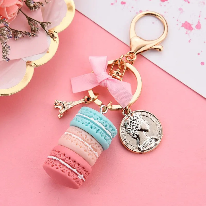 Macaron Cake Tower Keychain