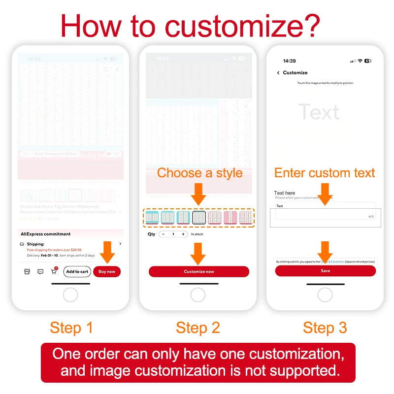 ‌Personalized Baby Name Stamp Set