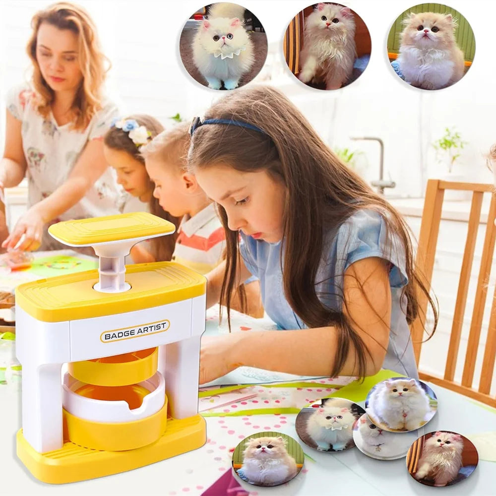 Kid Gift Badge Button Maker Machine Set