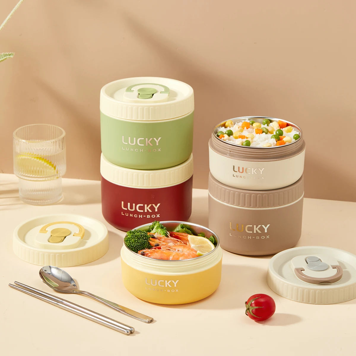 Portable Insulated Lunch Box 304 Stainless Steel