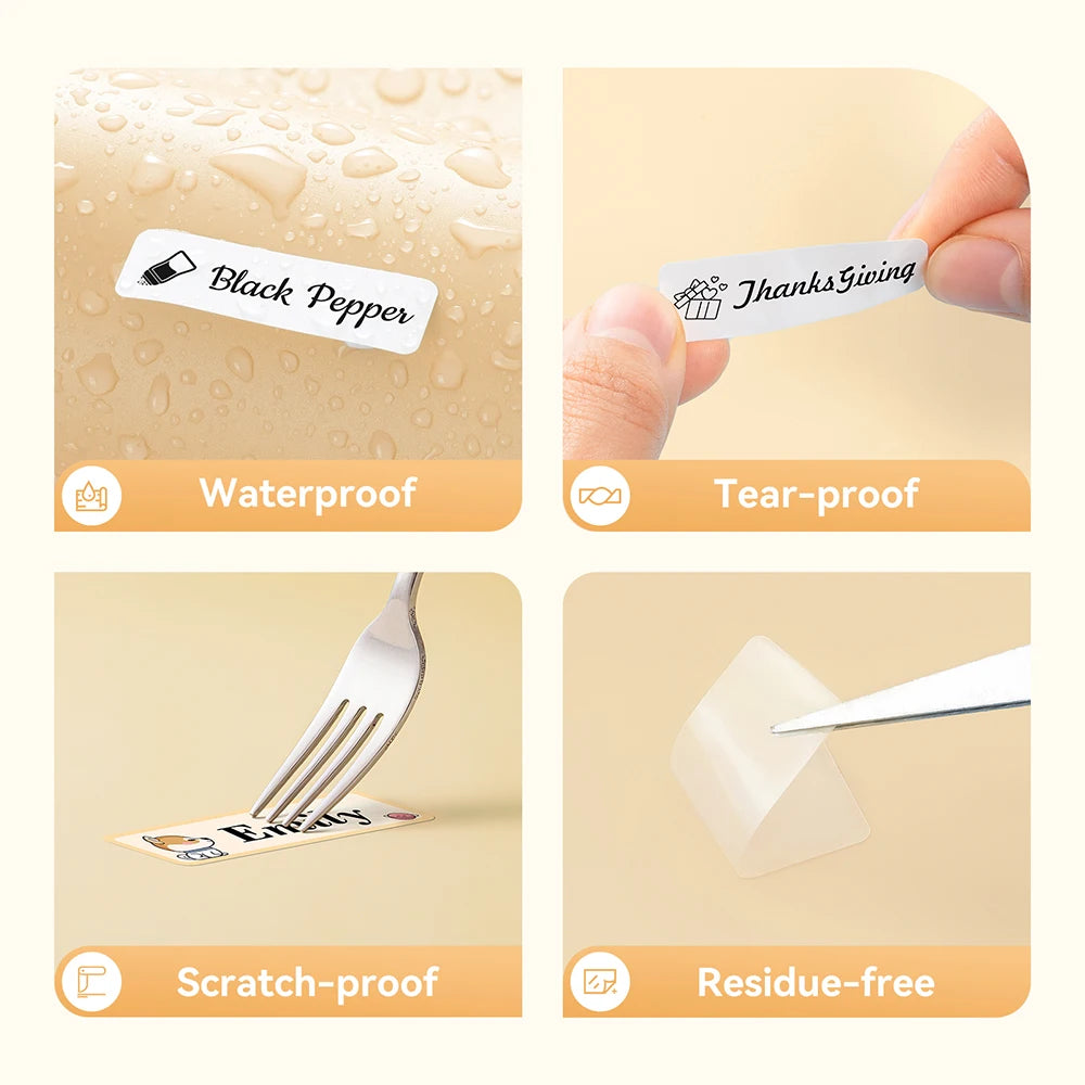 Printer Labels 1 Roll of Self-adhesive Label