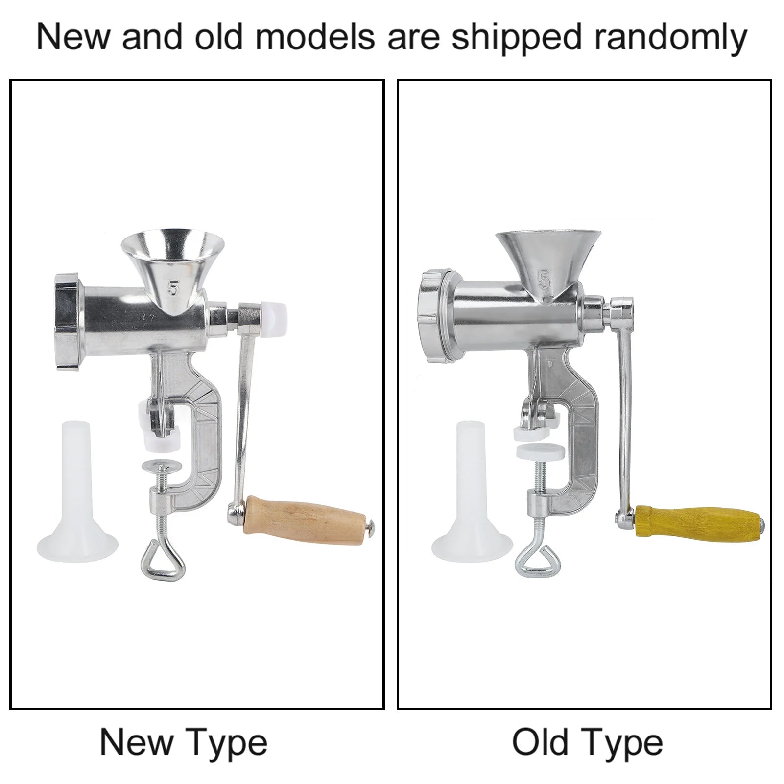 Household Aluminum Alloy Manual Sausage Meat Grinder Pepper Spice Grinding Machine Kitchen Tool Manual Grinder Grinding Machine