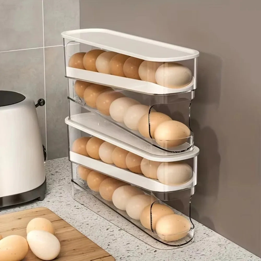 Bilayer Fridge Egg Storage