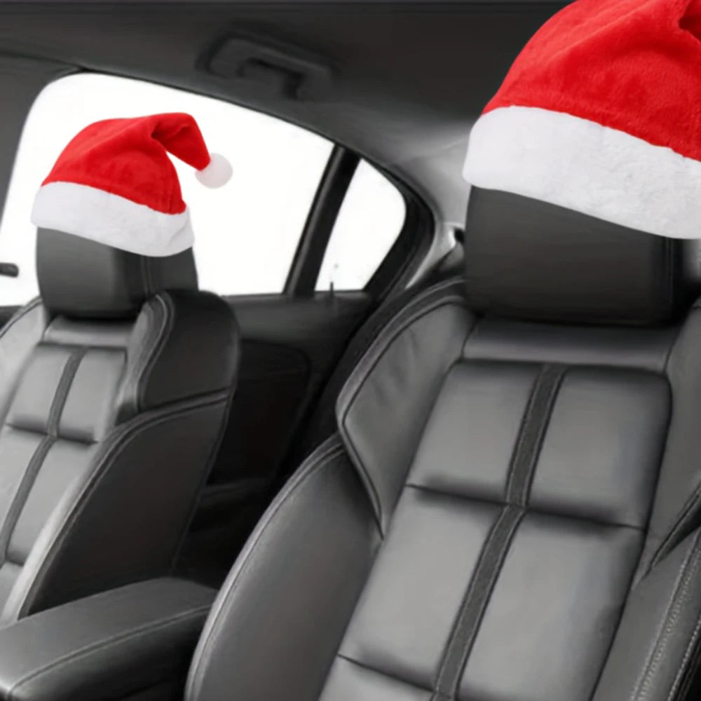 2/4Pcs Car Chair Cover Christmas