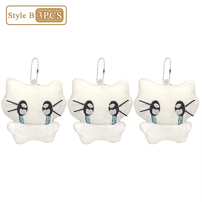 1-20PCS Cute Headphones Kitten keychain