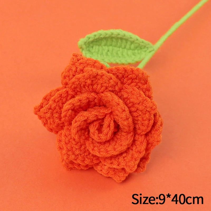 1pc Tulip Crochet Flowers Artificial